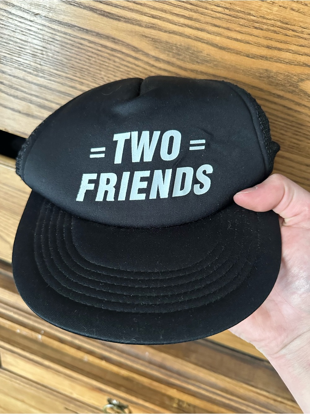 TWO FRIENDS DJ Black Trucker Hat
